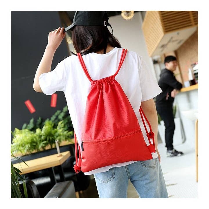 Simple Large Drawstring Backpack and other Purchase Wholesale clear drawstring backpack. Free Returns & Net 60 Terms on Faire trending on Faire.