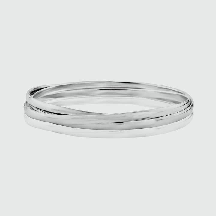 Bracelet de mariage russe en argent Knightsbridge pour la vente par Auree Jewellery