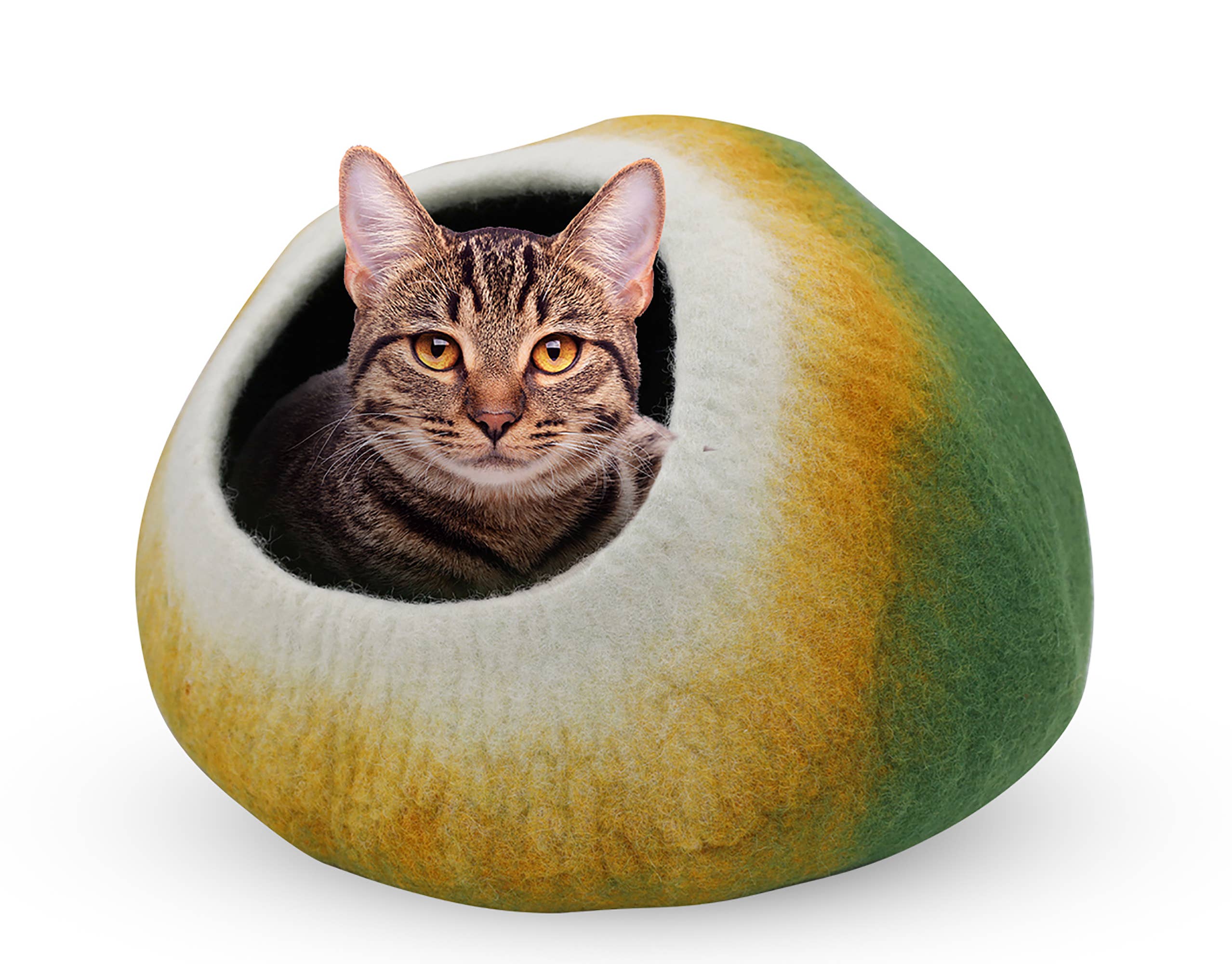 Lungta Imports – casota - Gato e cão por atacado – Caverna para Gatos de Lã Tingida à Mão / Cama e Casa Quente para Gatos9