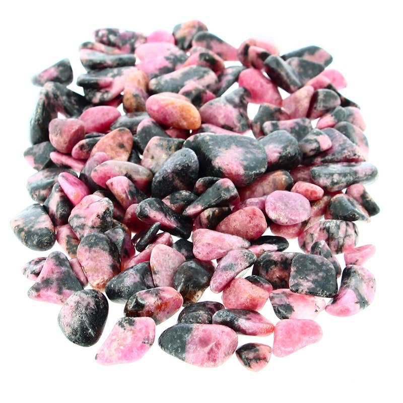 Artisans de Madagascar - Wholesale Spiritual Stone/Crystal - 500 g Extra Rhodonite Rolled Stones from Madagascar0
