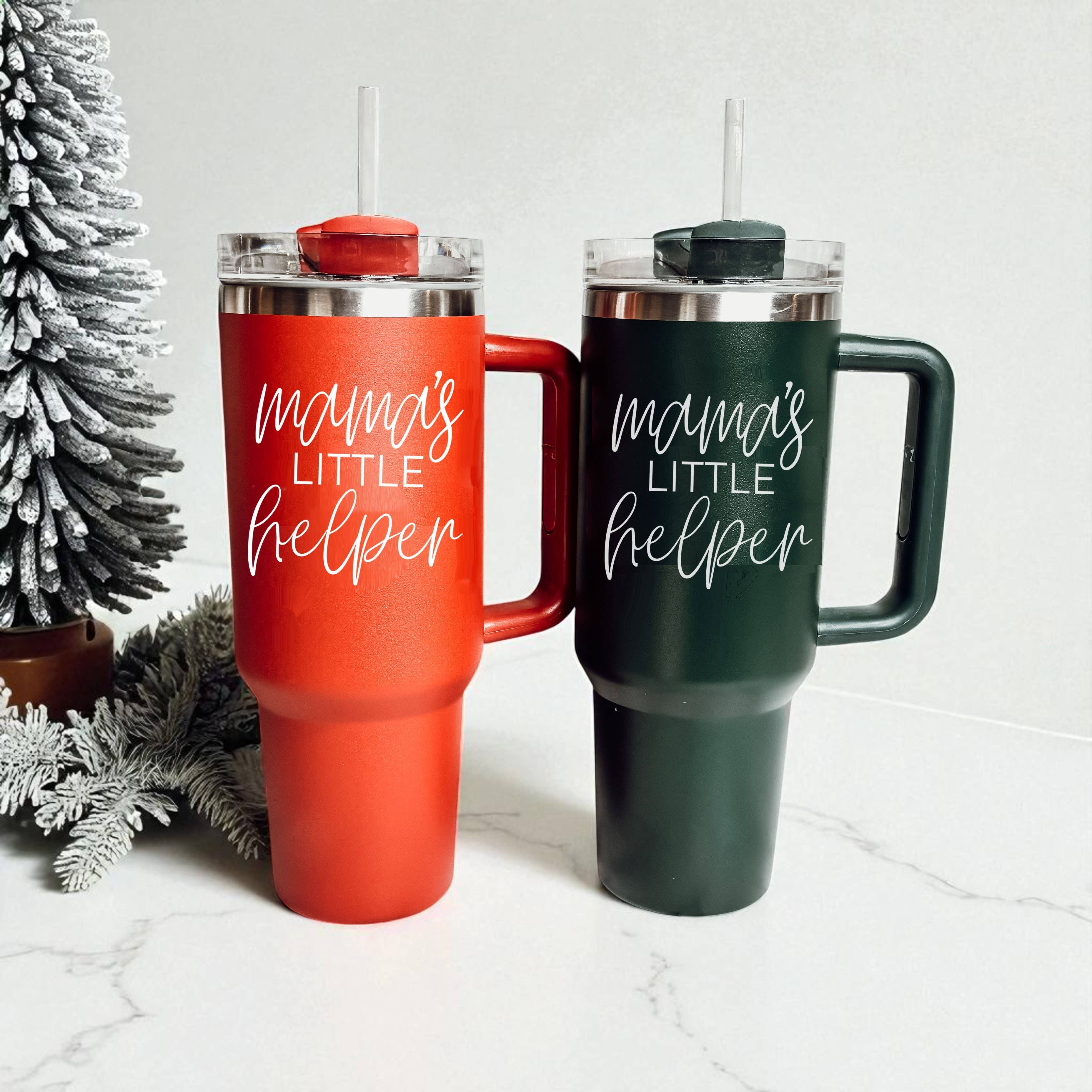 Gia Roma - Wholesale Insulated Mug/Tumbler - Funny Christmas Coffee Mugs, Red Holiday Tumblers With Straw9