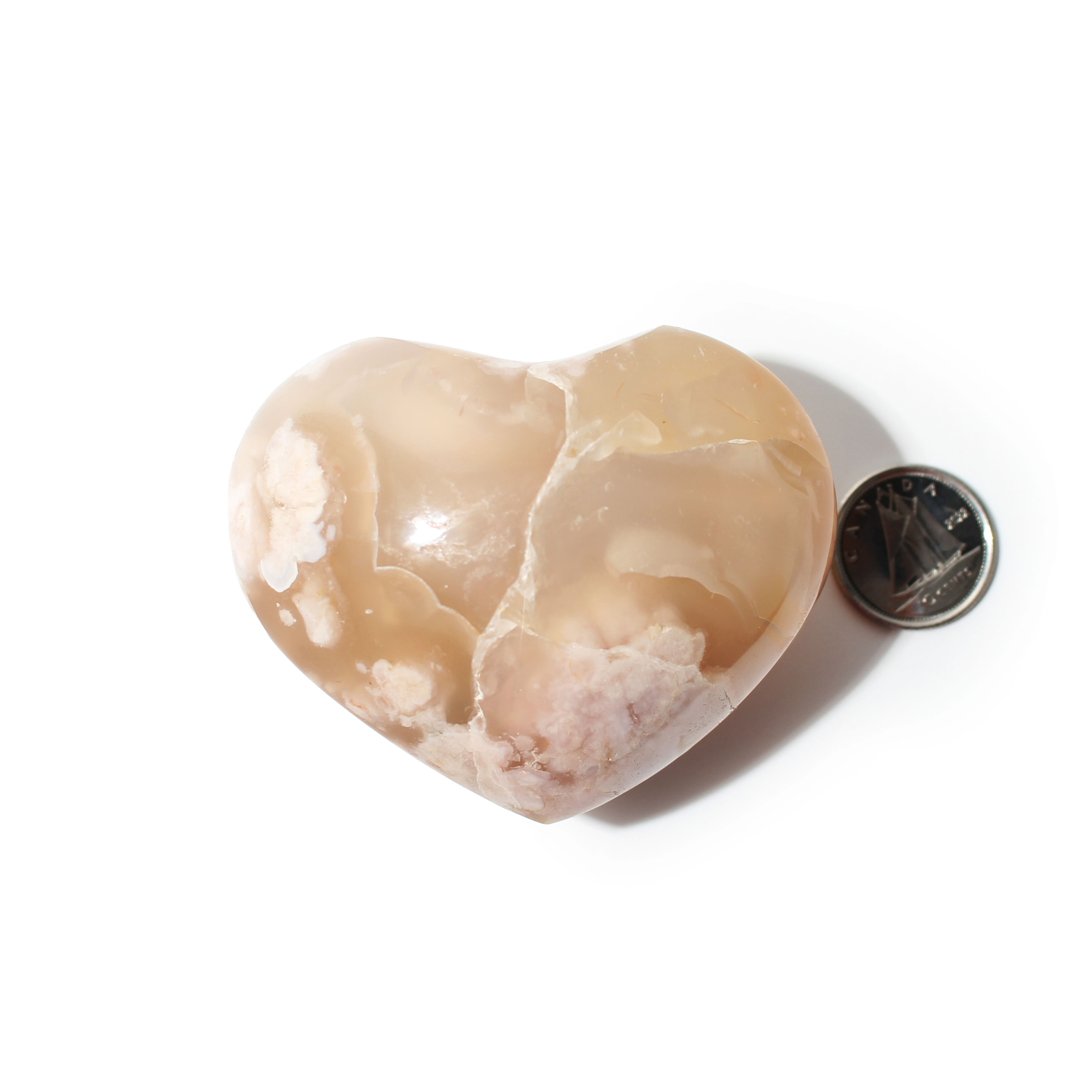 Stonebridge Imports - Wholesale Spiritual Stone/Crystal - Flower Agate Heart4