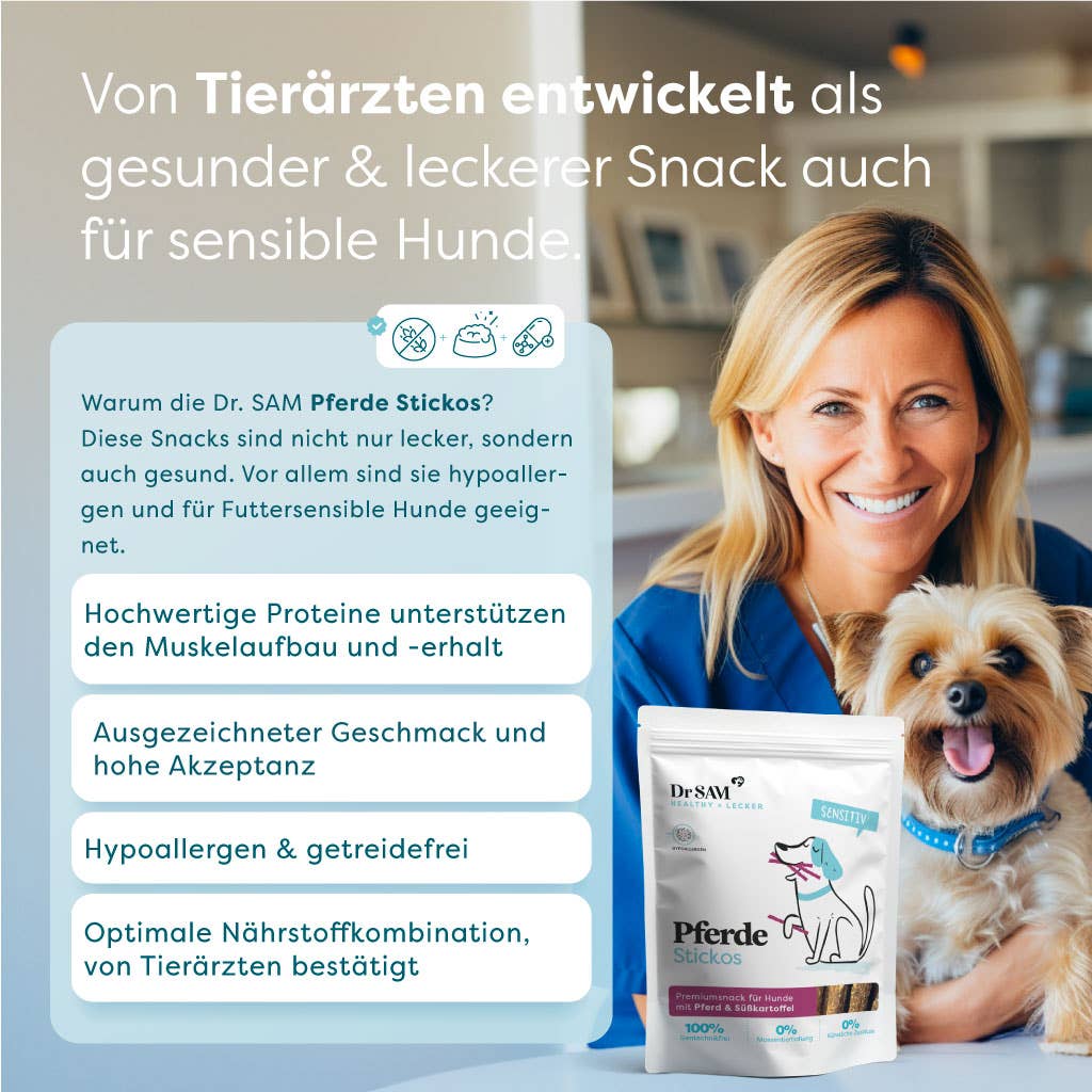 DrSAM - Vendita all'ingrosso Snack - Cani - Horses Sticko's snack sani per cani4