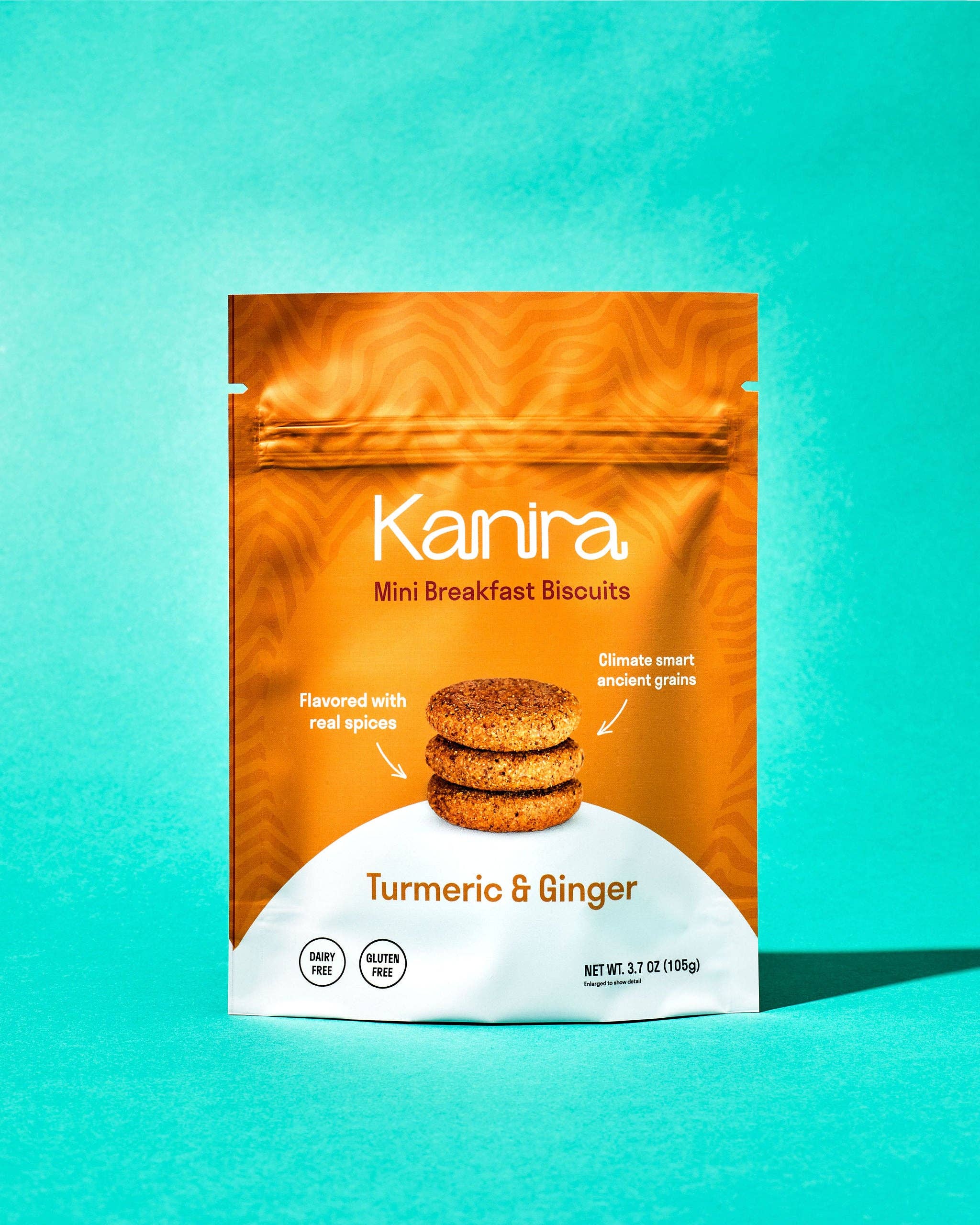 Kanira - Wholesale Cookie - Turmeric & Ginger Breakfast Biscuits - High Fiber Snacks