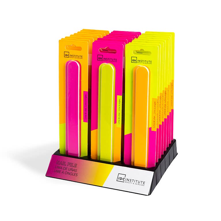 Aquarius Cosmetic SLU - Wholesale Nail File - Idc Institute Neon Precision Nail File1
