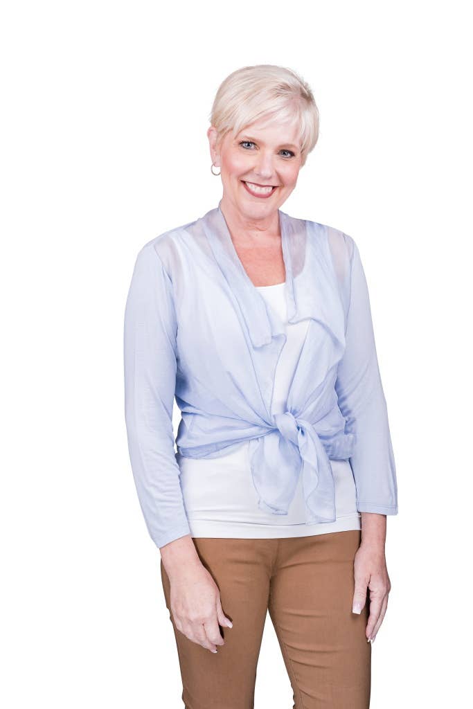 TINA Stephens Italy/Tees By Tina – wholesale Wrap – Women's – Ansley Silk Front Tie Wrap (BQ233)4