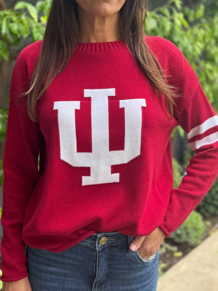 Indiana Hoosiers Long Sleeve – Crimson for wholesale by Newport Knits