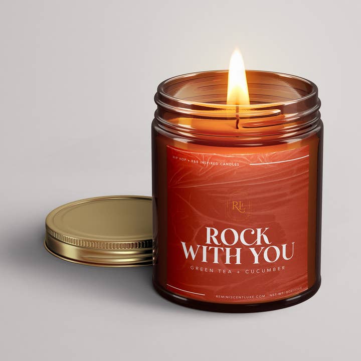 Rock With You Candle for wholesale by Reminiscent Luxe Candles