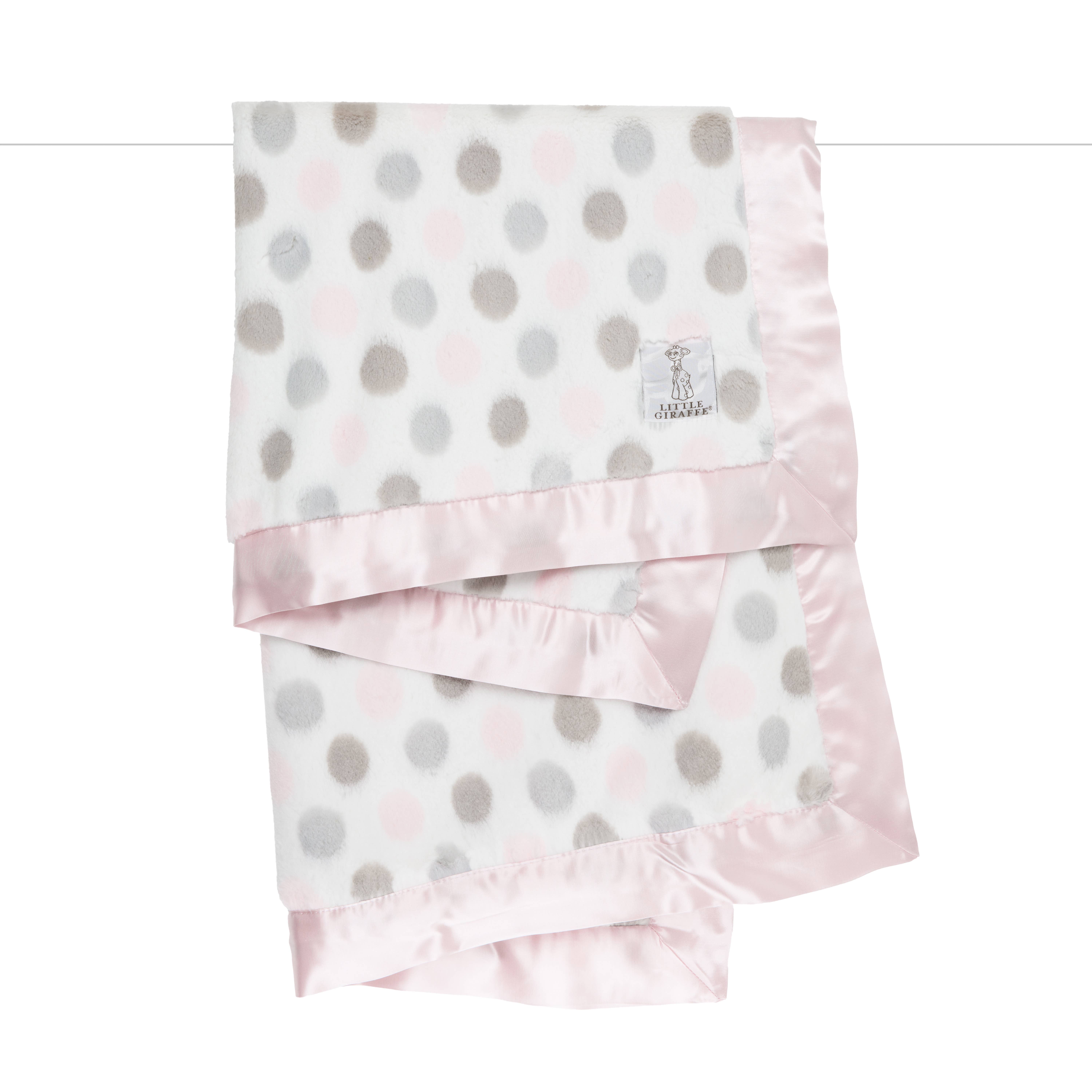 Little Giraffe Baby Newborn Girls Sleeveless Cotton & Satin Dress 