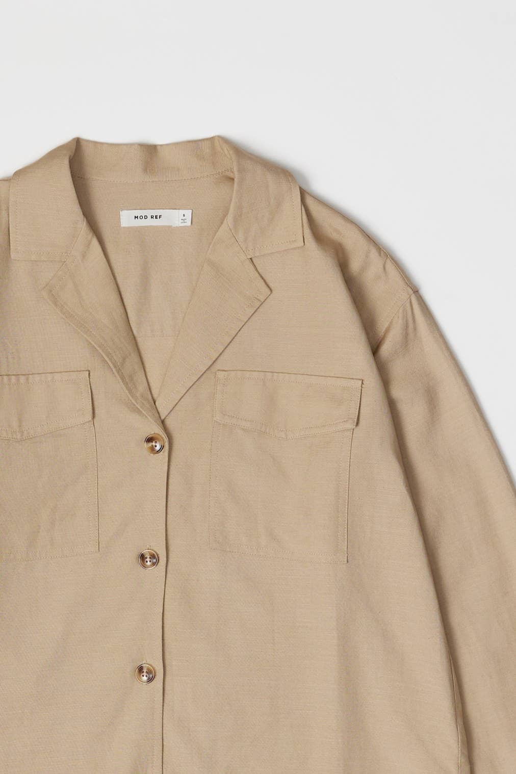 MOD REF - Wholesale Button Down Shirt - Women's - The Luciana Top | Relaxed Linen Button-Down Top15