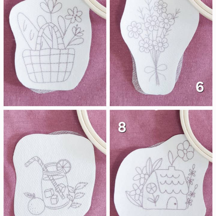 Maison Camomille - Wholesale DIY Craft Kit - Embroidery patterns6