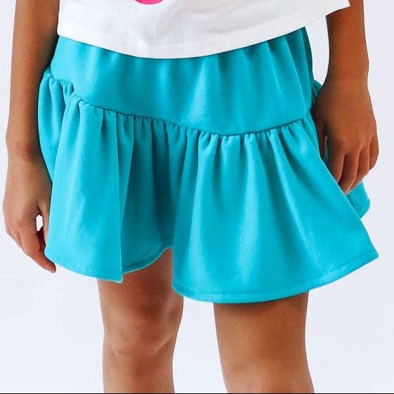 MINI SKIRT | IN BLUE | GIRLS for wholesale by Minimalist Folk Co.