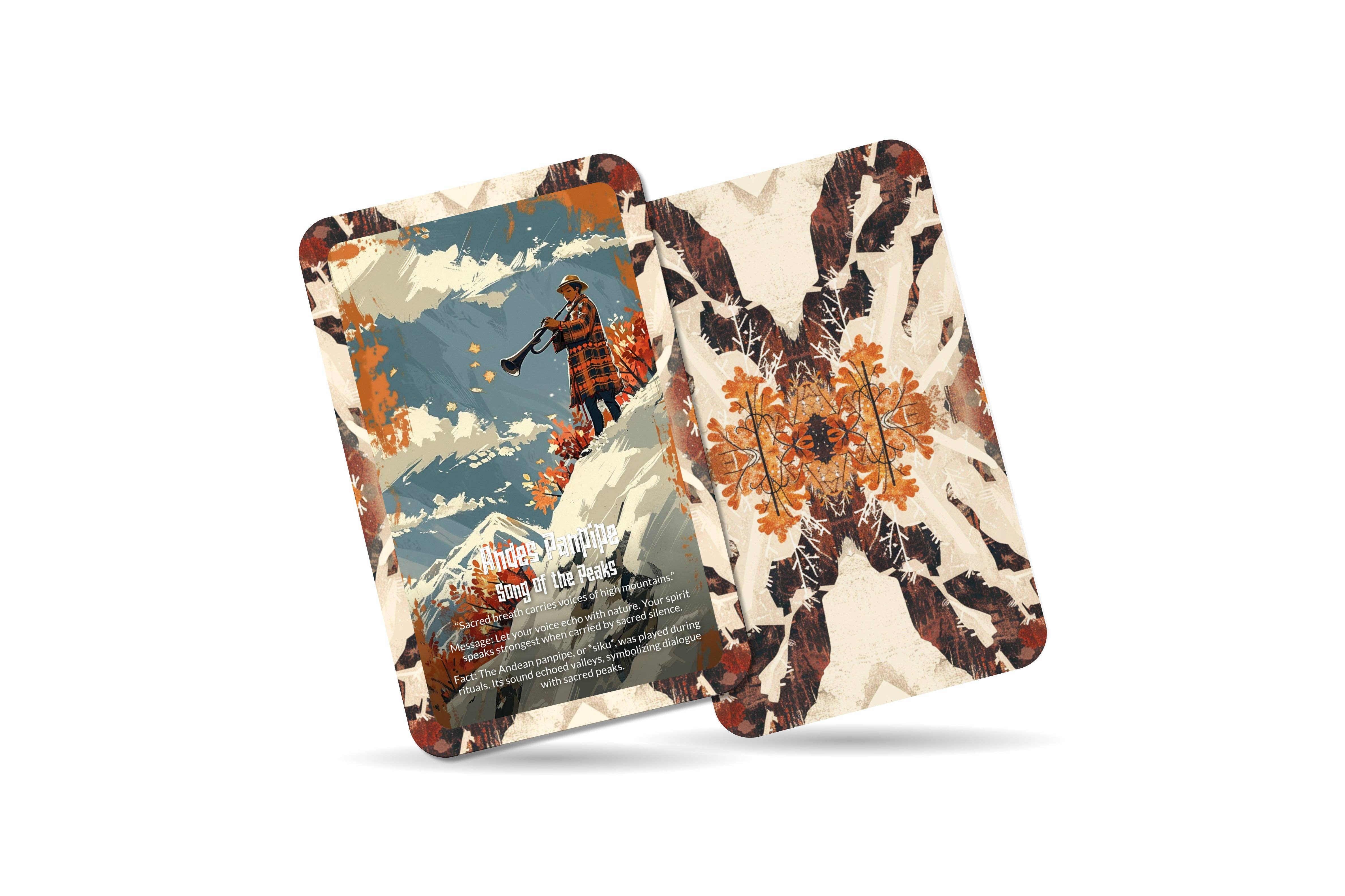 Ibiza Tarot USA – Großhandel Tarot-Karten – Orakel der Anden Panflöten-Bergmelodie-Deck – 22 Karten9