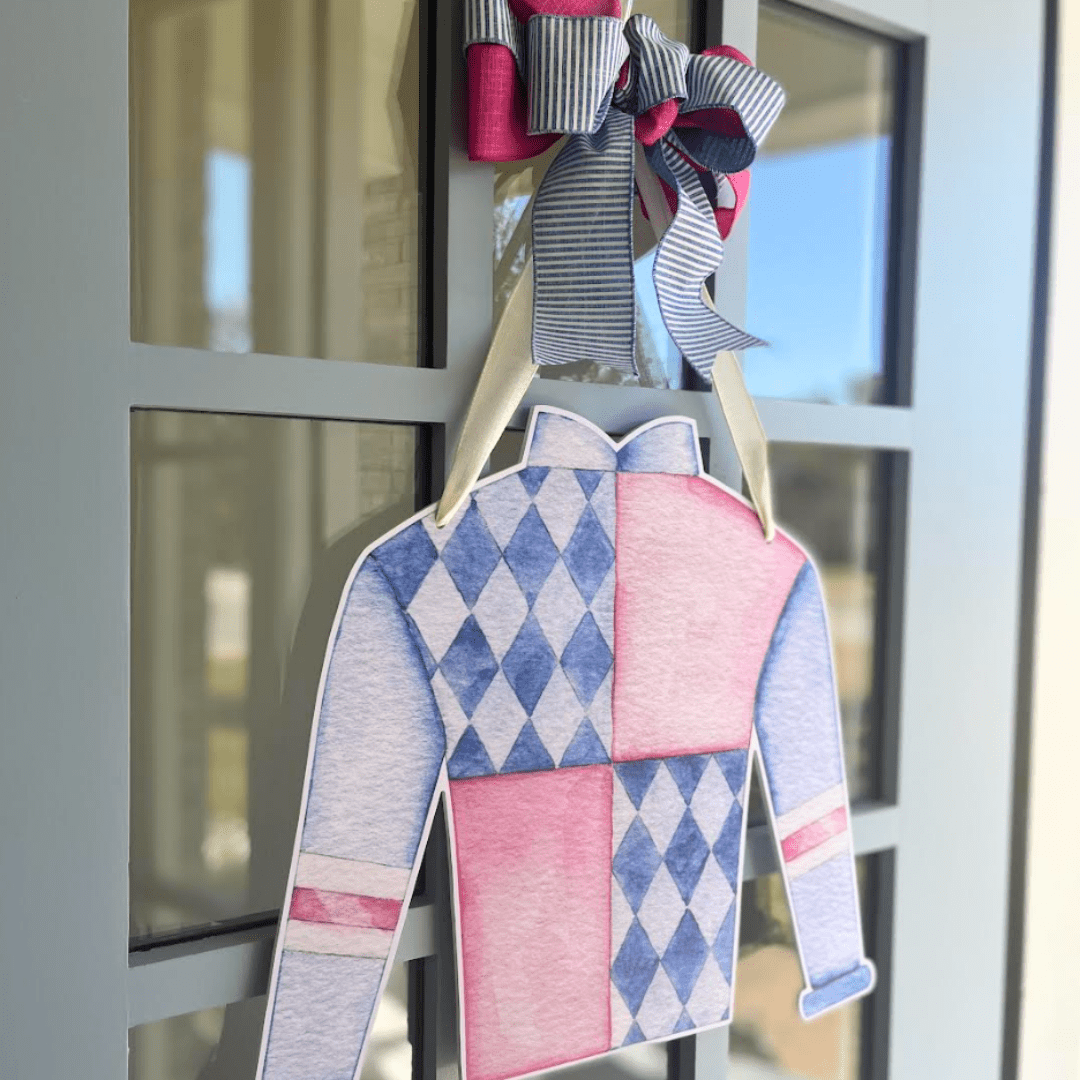 Front Porch Elegance – Großhandel Türdekoration – Racing Silk (Pink) - Türhänger5