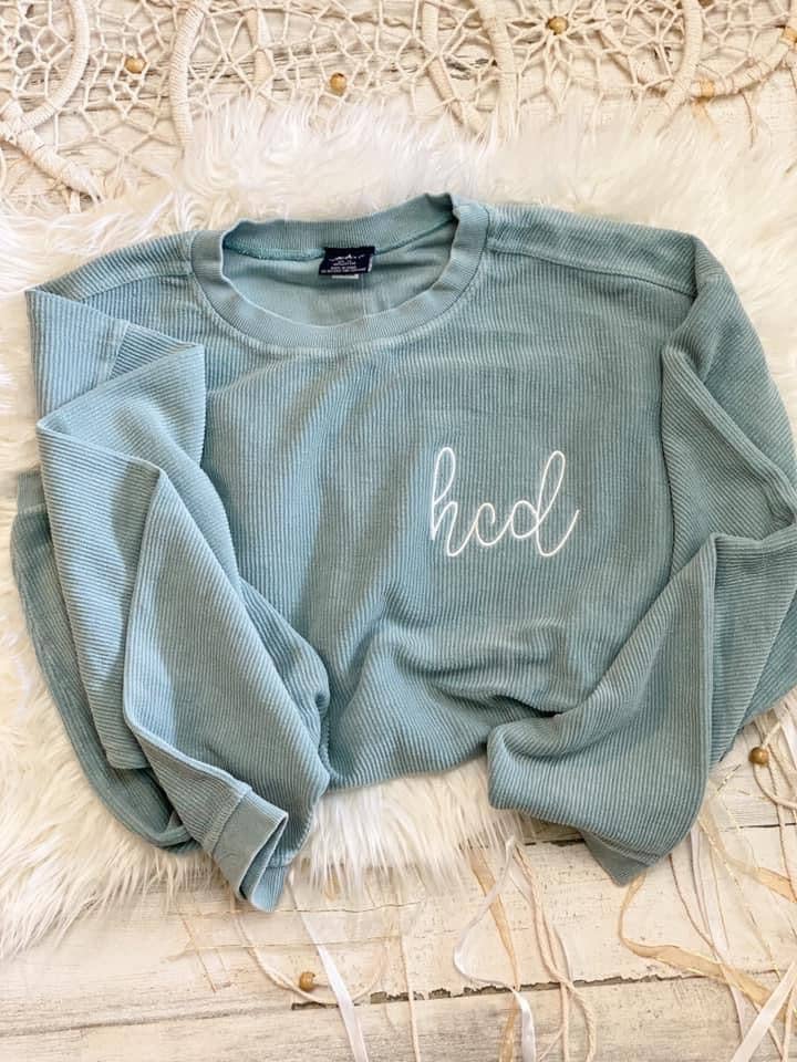 2 gypsy sisters boutique - Wholesale Sweatshirt - Women's - Corded Charles river sweatshirt