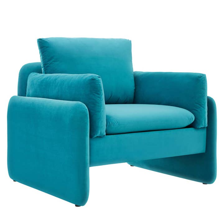Indicate Performance Velvet Armchair for wholesale by Modway