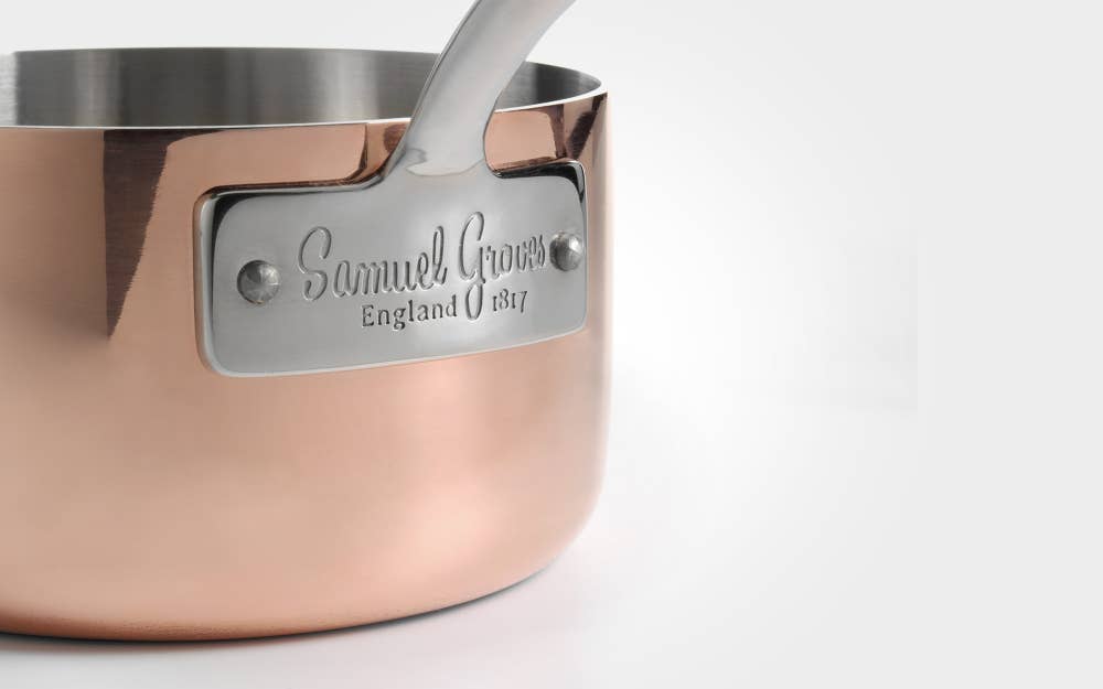samuel groves - Wholesale Saucepan - 16cm Copper Clad Saucepan & Lid4