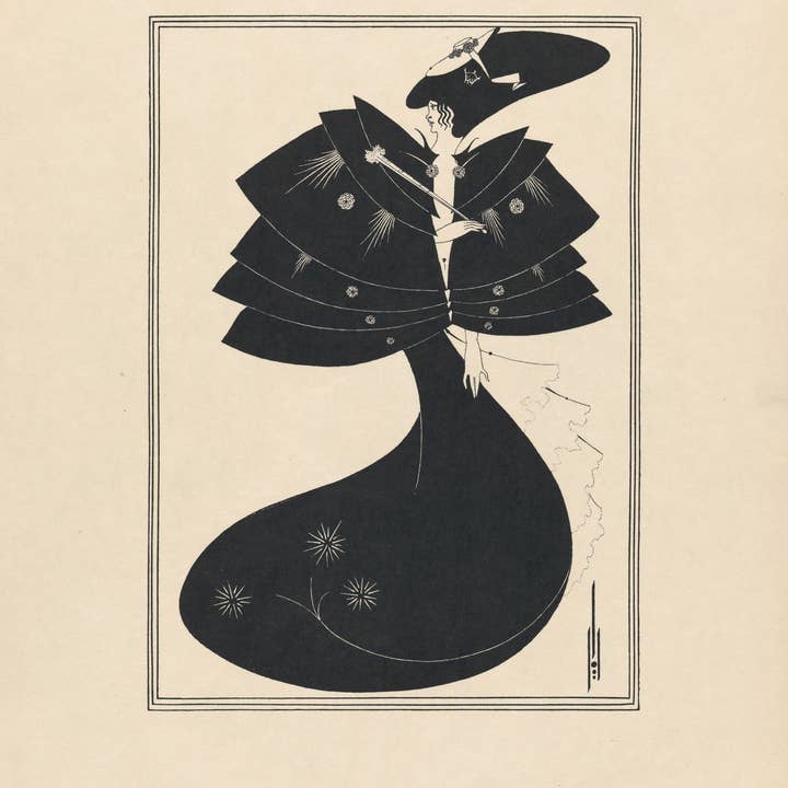 Der schwarze Umhang, 1894 für den Großhandel von The Retrospect Group Collection