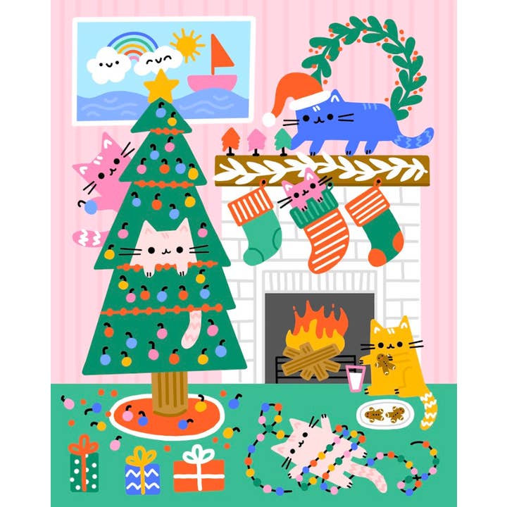 JIGGY Puzzles - Wholesale Puzzle - Kids - JIGGY Junior, Christmas Cats by Genna Blackburn2
