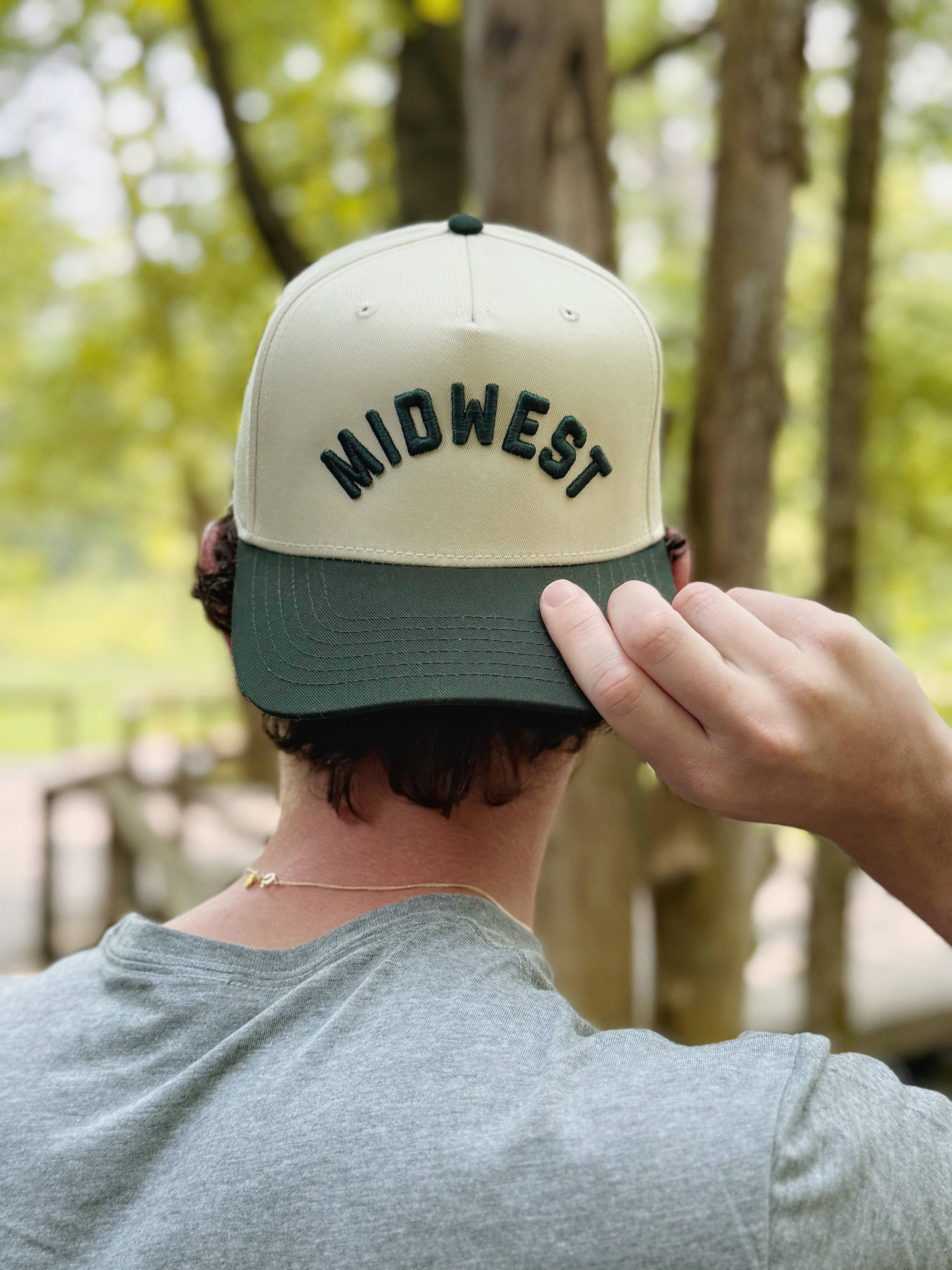 Jupmode - Wholesale Baseball Cap - Unisex - Midwest Two Tone Puff Embroidered Hat1