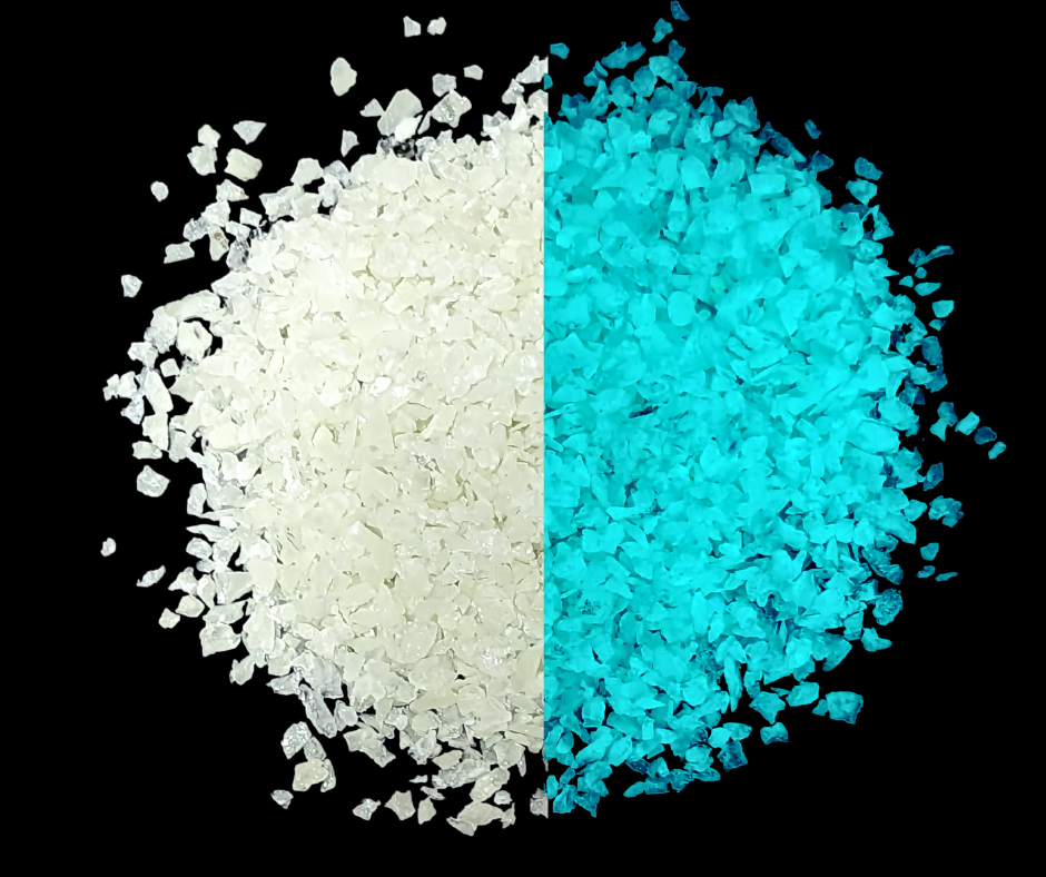 IT GLOWS – Großhandel Gartendeko/-schmuck – Glow In The Dark Sand — Aqua/Glow Sand/Gartensand/ 1—3 mm0