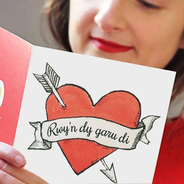 The Welsh Gift Shop - Wholesale Love Card - Card - I Love You - Rwy'n Dy Garu Di1