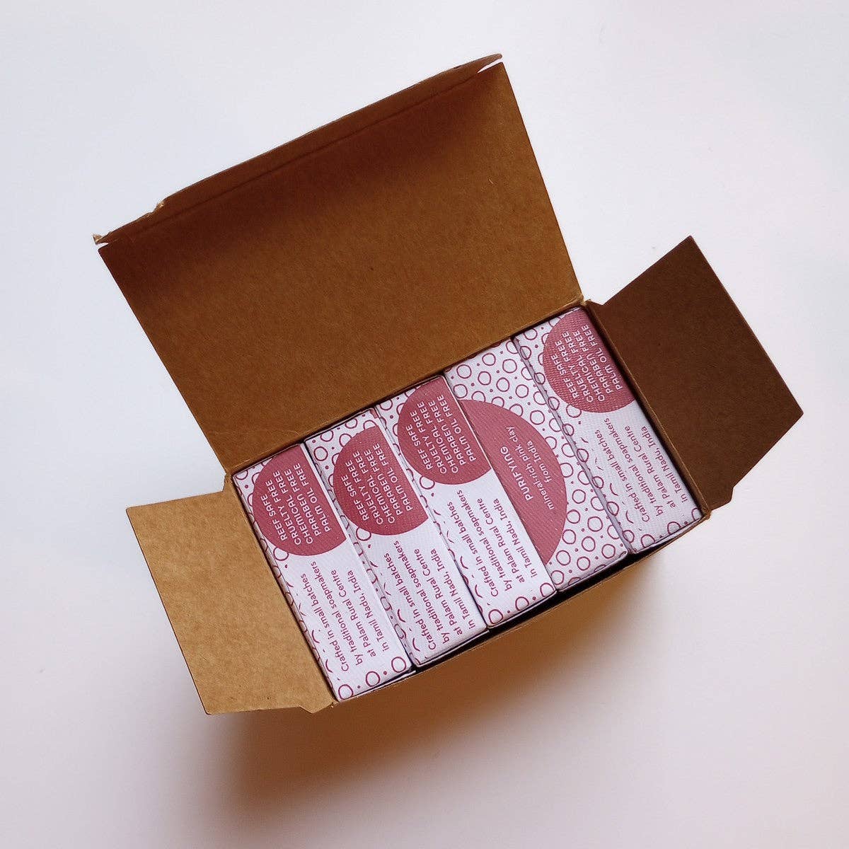 Ten Thousand Villages - Wholesale Shampoo Puck/Solid Shampoo - Moisture Pink Clay Shampoo Bar *8