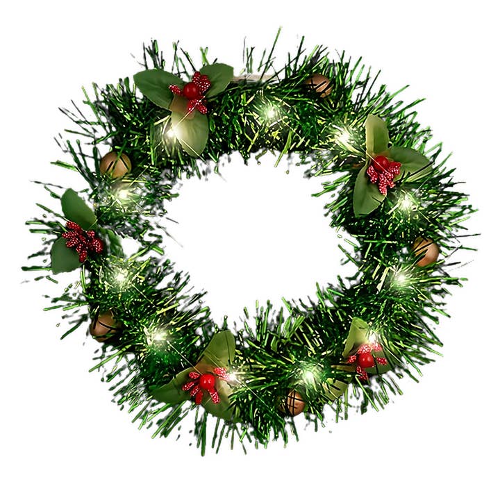 Blinkee.com, LLC - Wholesale Christmas decoration - Light Up Christmas Wreath Crown Lighted Headband1