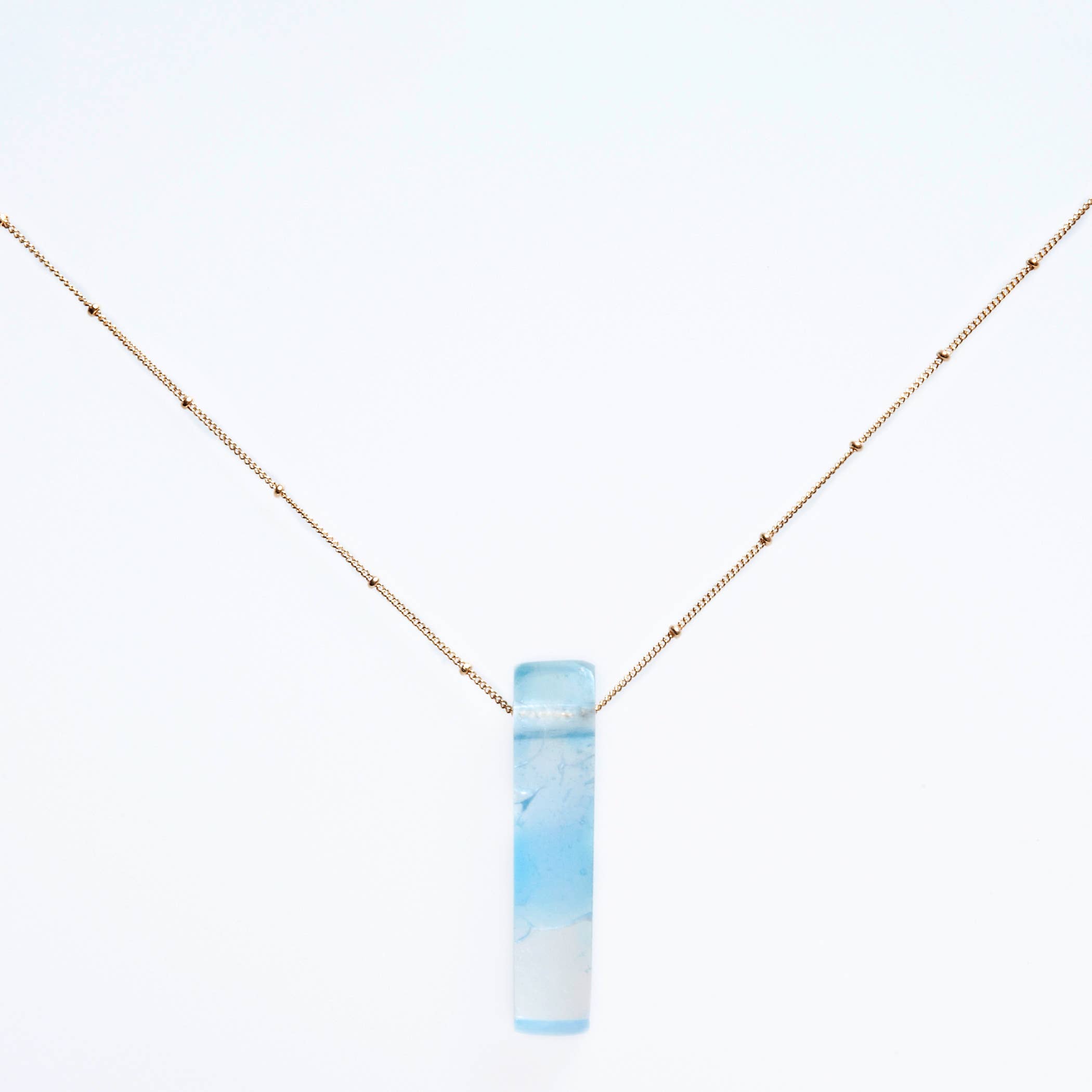 Smart Glass Recycled Jewelry – Großhandel Kette mit Anhänger/Charm – Immergrün | Pastell-Mosaik-Paket2