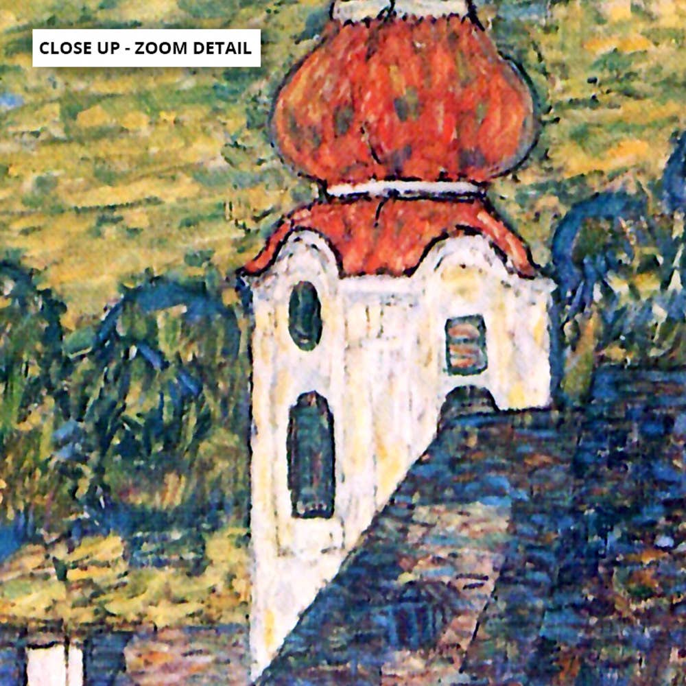 PRINT AND PROPER - Wholesale Art print - GUSTAV KLIMT - Church in Unterach. 1916 Remastered Art Print2