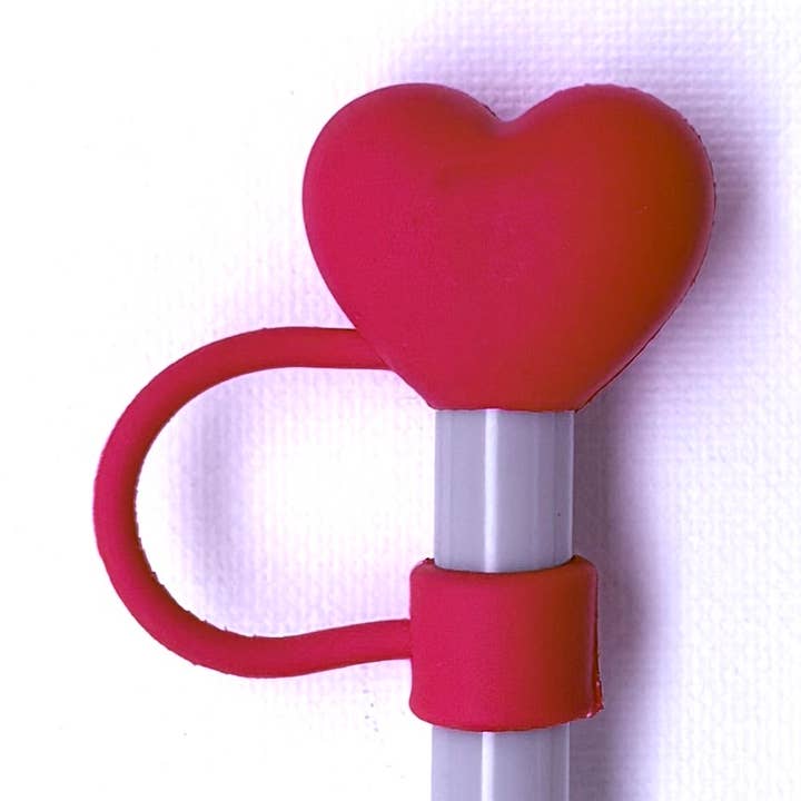 Tampa de Palhinha em Forma de Coração para o Dia dos Namorados Vermelha 10mm por atacado de iconic mi