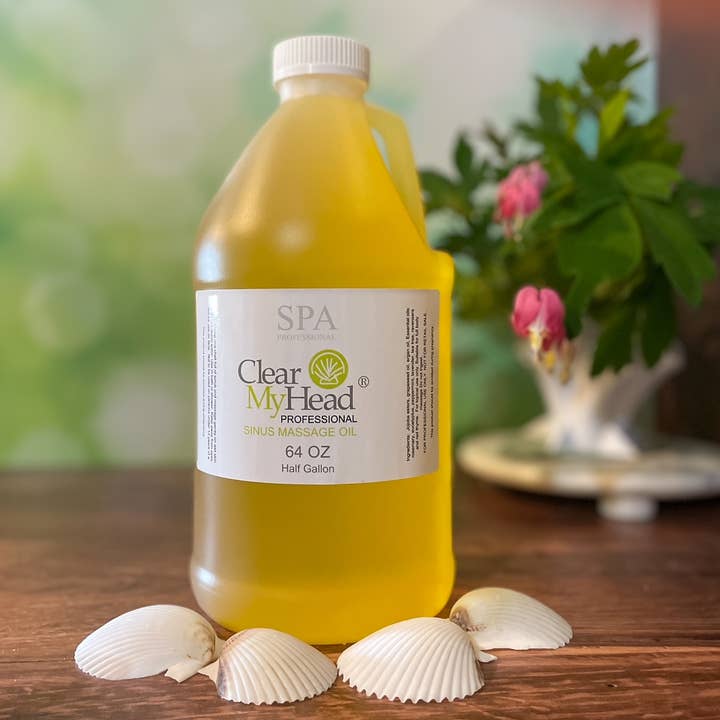 SPA PRO: Sinus Relief Massage Oil 1/2 Gallon Refill for Spas for wholesale by Clear My Head Ltd
