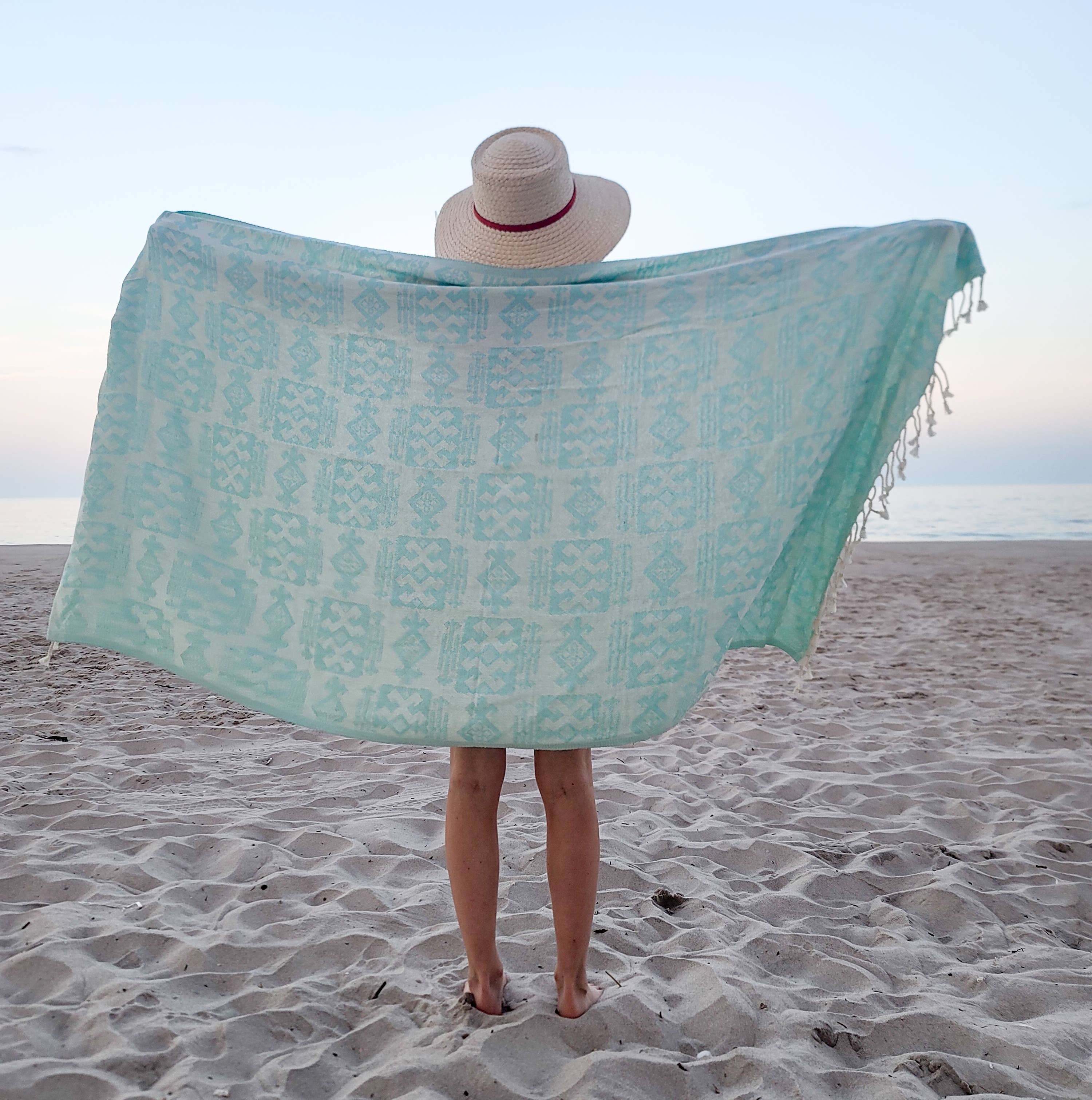 Kalkedon Towels – wholesale Beach towel – Mexican Blanket | Aztec Throw | Oversized Turkish Towel2