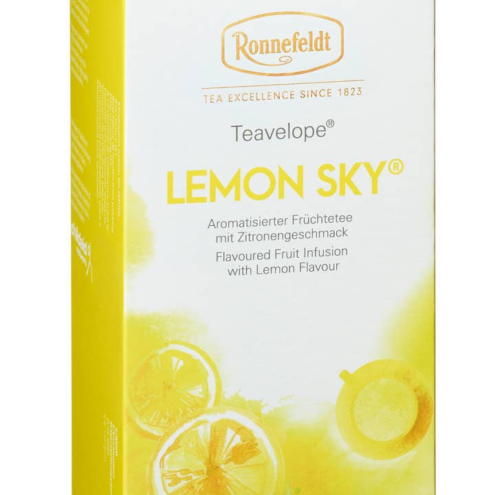Sachets de thé Teavelope Lemon Sky pour la vente par Ronnefeldt