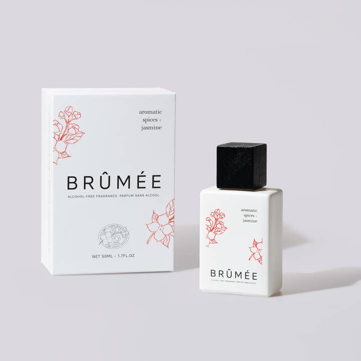 Aromatische kruiden+jasmijn Alcoholvrij veganistisch parfum 50ml voor wholesale door Brûmée