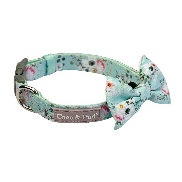 Coco and Pud – wholesale Halsband - Hund – Coco & Pud franska Azure-hundkrage1