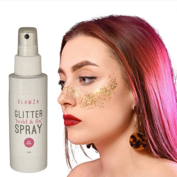 My Wholesale Warehouse - Vente Paillettes pour le corps - Spray fixant Glamza Chunky Glitter 'Hold and Fix' 100 ml2