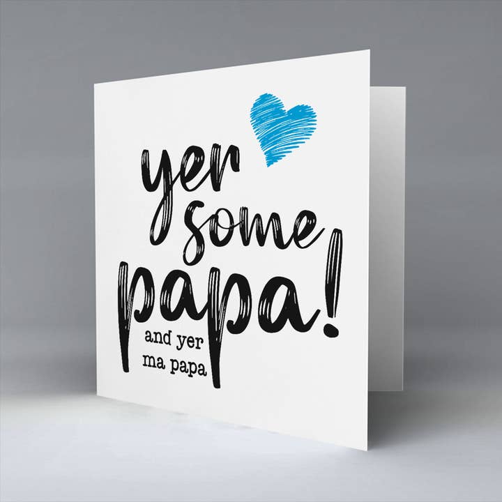 Pureminted – wholesale Father’s Day card – yer some papa! - Greetings Card