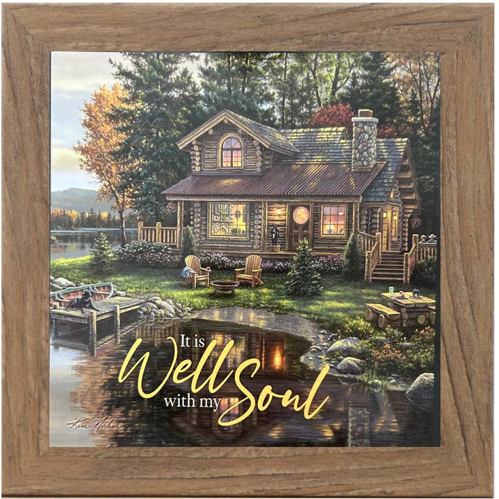 Summer Snow Art - Wholesale Art Print - It Is Well With My Soul by artist Kim Norlien Art