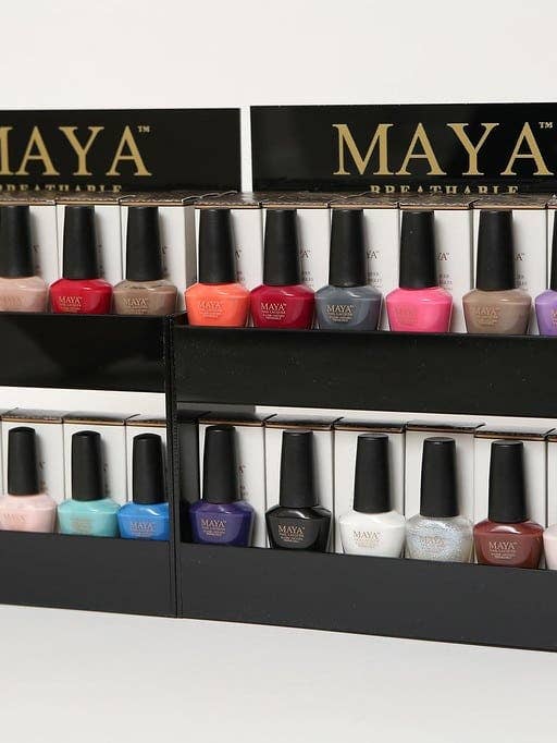 Nail Polish POP Display UNit (36) for wholesale by MAYA Cosmetics