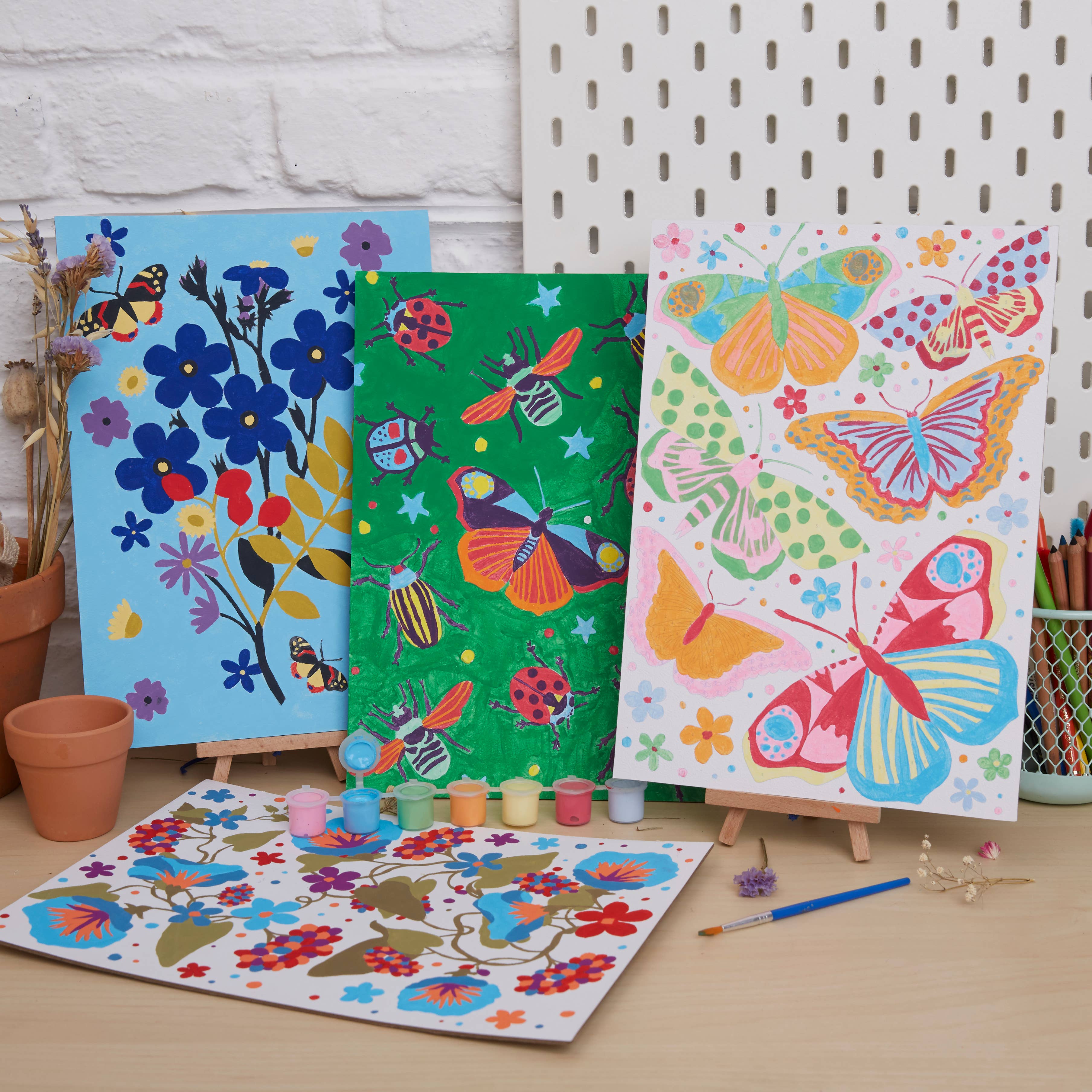 West Design Products - Wholesale Painting/Drawing - RHS Paint By Numbers For Kids, Multicoloured, A4, Bugs9