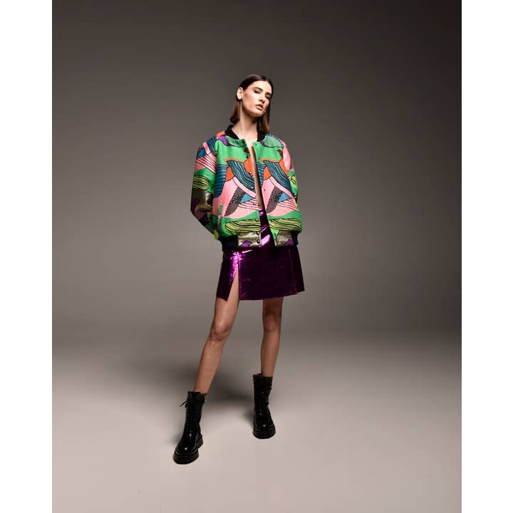 Giovanna Nicolai - Wholesale Bomber Jacket - Women's - GIACCA BOMBER A FANTASIA1