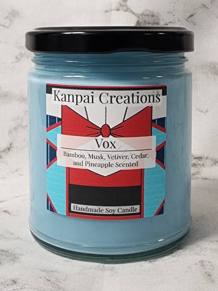 Vela aromática Vox de bambú, almizcle, vetiver, cedro y piña para venta al por mayor de Kanpai Creations