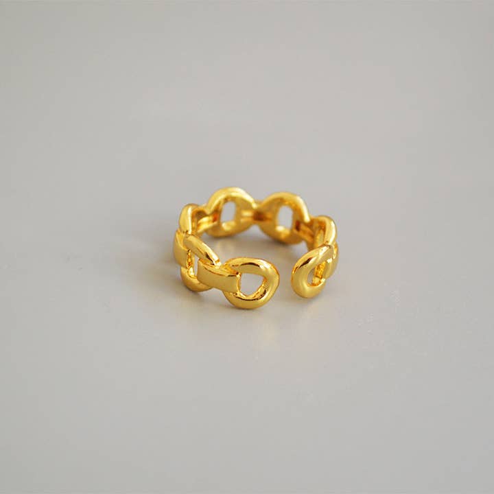Revelari - Wholesale Chain Ring - Gold Chain Link Ring2