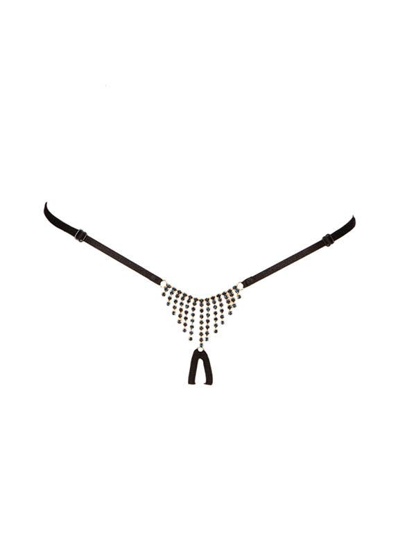 String Dafne Jewel à l'avant pour la vente par Folylingerie