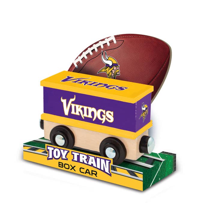 Masterpieces Puzzles - Wholesale Toy Car/Truck - Kids - Minnesota Vikings Toy Train Box Car