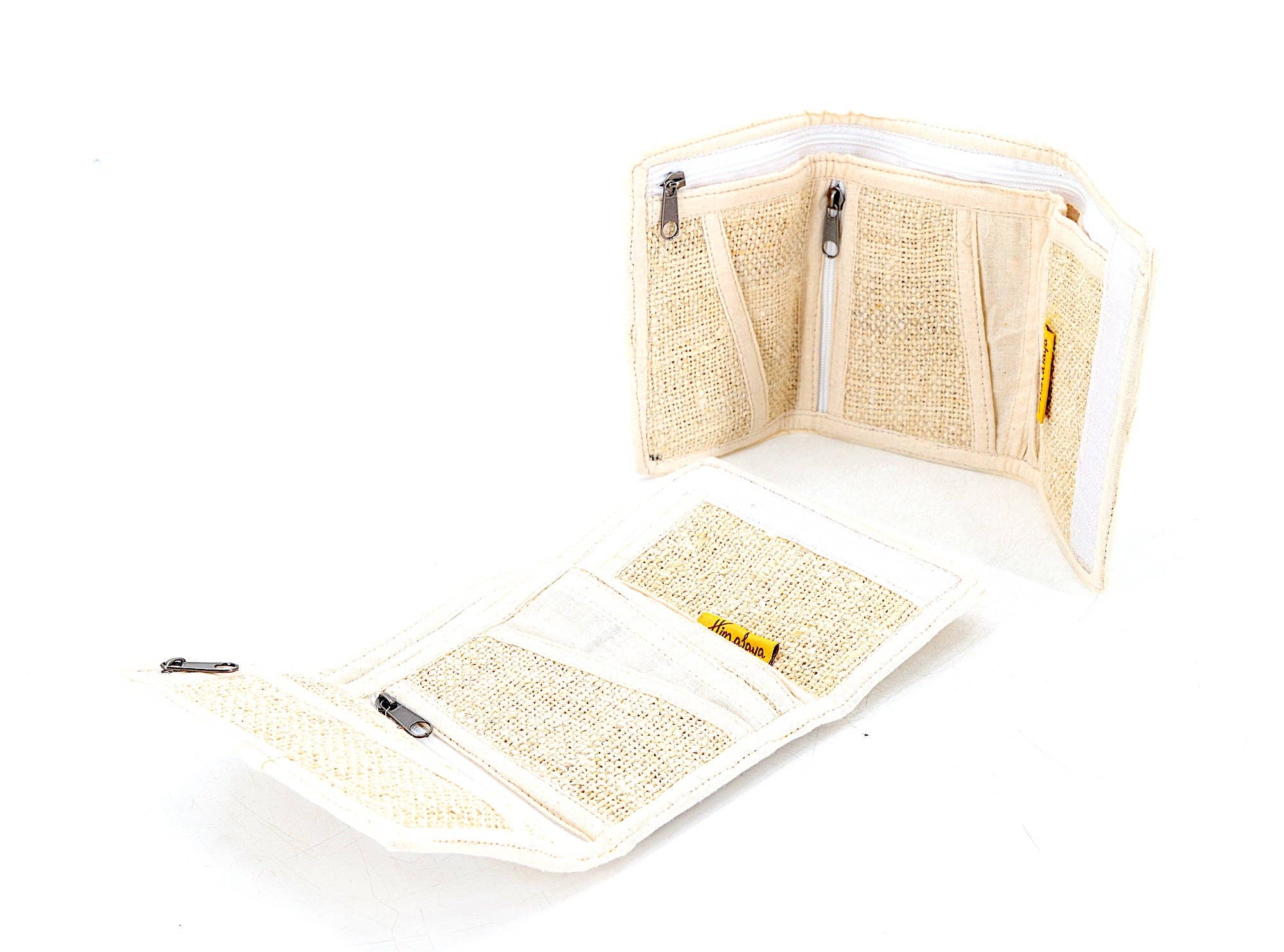 Himalaya Handmade - Wholesale Wallet - Unisex - 100% Hemp Multi Mushroom Embroidered Tri-Fold Wallet5