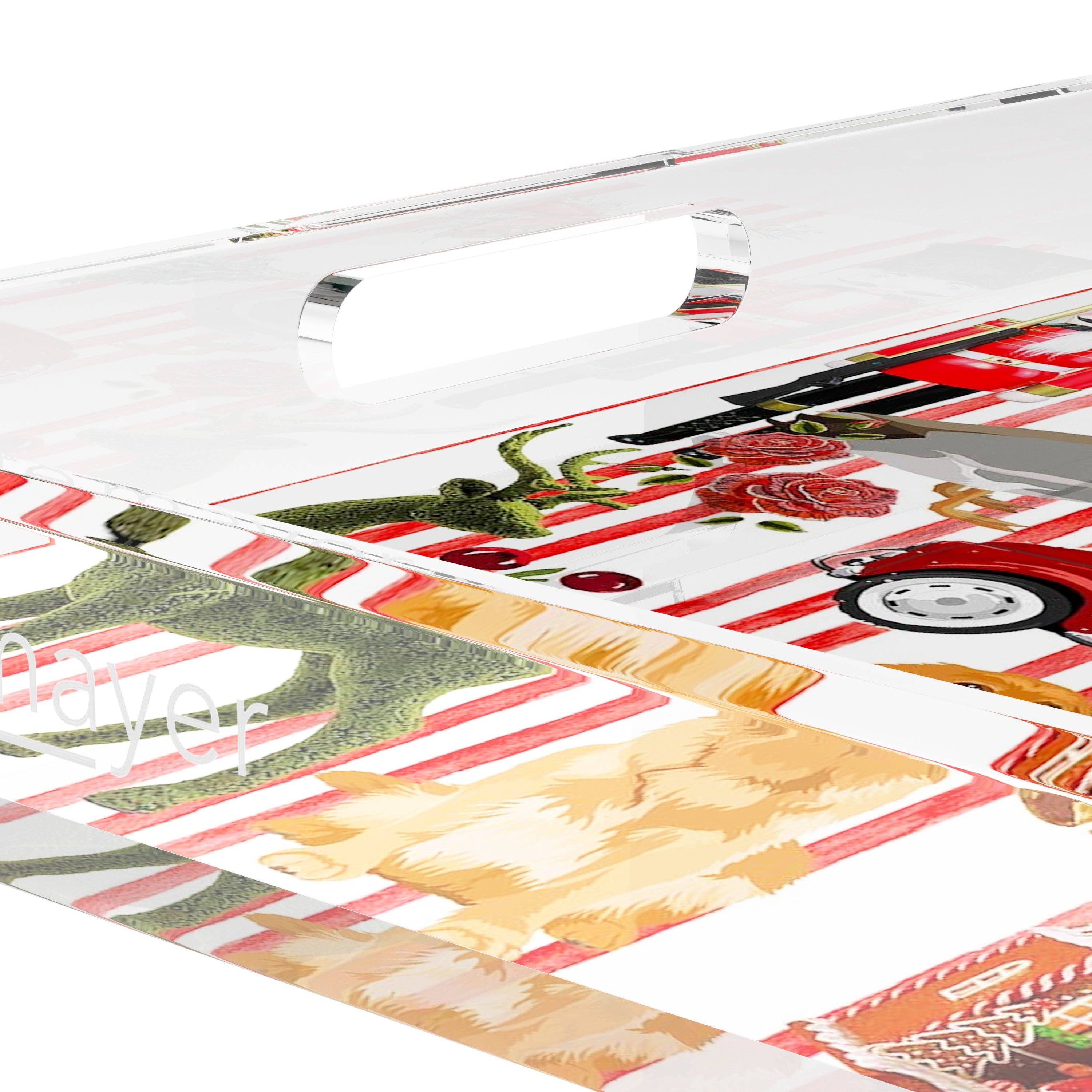 Nicolette Mayer Collection - Wholesale Decorative Tray - Ultimate Christmas Acrylic Square Decorative Tray23