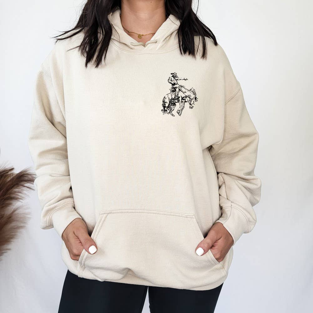 Shamaim - Venta al por mayor Sudadera - Mujer - Sudadera con capucha de forro polar unisex WESTERN COWBOY4