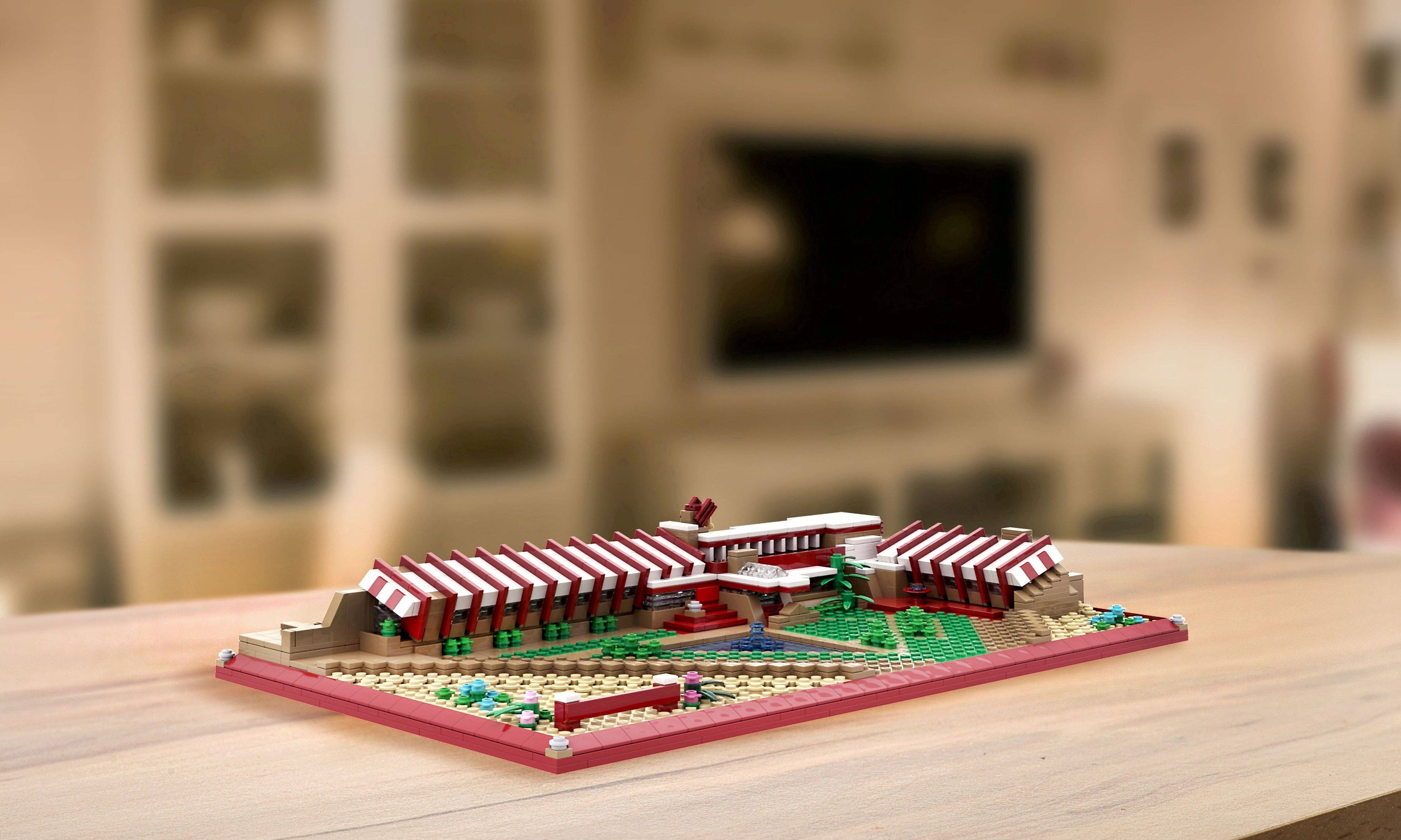 The Atom Brick – Großhandel Baukasten – Kinder – Der Atomstein Frank Lloyd Wright Taliesin West6